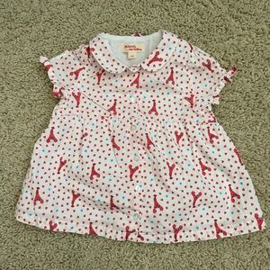 Cute little lobster top 18m